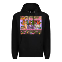 Black Easter day farm animals tumbler Premium Hoodie - HowdyJamesFarm