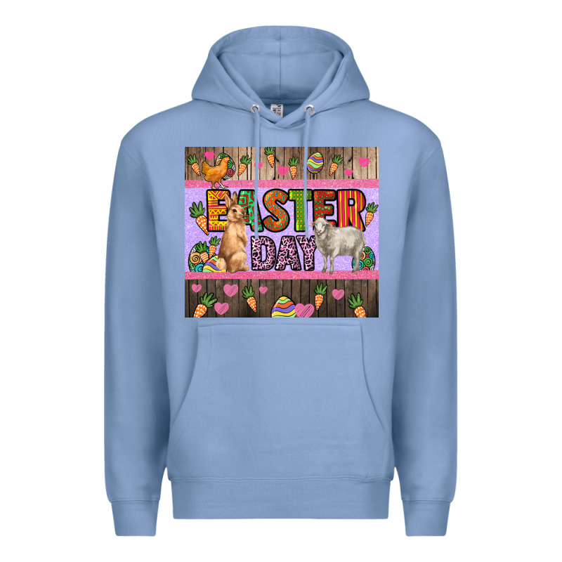 Easter Day Farm Animals Tumbler Premium Hoodie by HowdyJamesFarm | Teevron