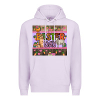 Lilac Easter day farm animals tumbler Premium Hoodie - HowdyJamesFarm