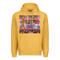 Mustard Easter day farm animals tumbler Premium Hoodie - HowdyJamesFarm