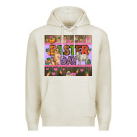 Oatmeal Heather Easter day farm animals tumbler Premium Hoodie - HowdyJamesFarm
