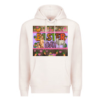 Pale Pink Easter day farm animals tumbler Premium Hoodie - HowdyJamesFarm