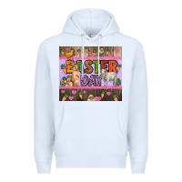 White Easter day farm animals tumbler Premium Hoodie - HowdyJamesFarm