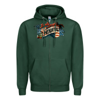 Sports Green I'm not drunk I'm patriotic Zipper Hoodie - HowdyJamesFarm