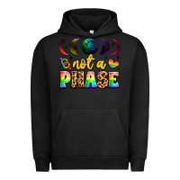 Pigment Black not a phase pride moon Urban Hoodie - LillyAllenDesigns