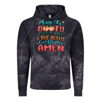 Cloud Black may the booty get fatter & the belly Vintage Hoodie - MaliasSmallBusiness