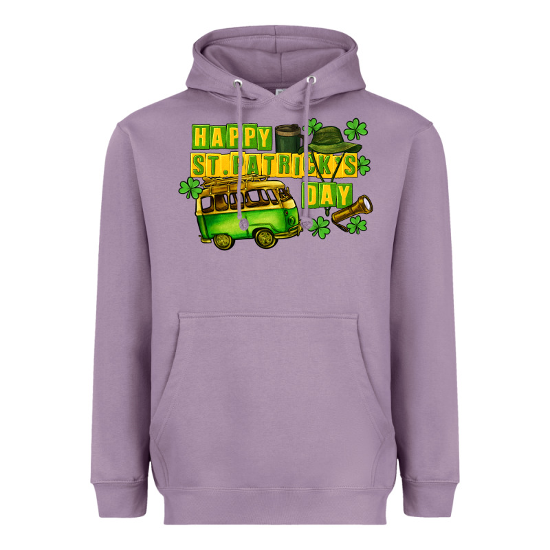 Camper Happy St. Patrick's Day Heavyweight Hoodie by CowGirlArtShop | Teevron