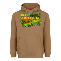Toasted Coconut Camper Happy St. Patrick's Day Heavyweight Hoodie - CowGirlArtShop
