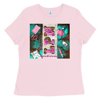 Bubblegum Pink lpn licenced practical nurse and element Ladies Tee - AdoDesignShop