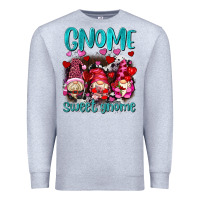 Heather Grey gnome sweet gnomes olivia Premium Sweatshirt - OliviaCreatesArt