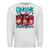 Oatmeal Heather gnome sweet gnomes olivia Premium Sweatshirt - OliviaCreatesArt