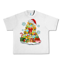 Lunar Rock christmas tree with school bus Urban Heavy Tee - MaliasSmallBusiness