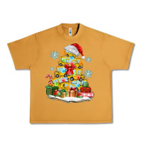 Peanut Butter christmas tree with school bus Urban Heavy Tee - MaliasSmallBusiness