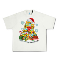 Pistachio christmas tree with school bus Urban Heavy Tee - MaliasSmallBusiness