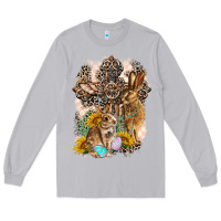 Moon Dust Western Rabbit with Crosses Long Sleeve Tee - LillyAllenDesigns