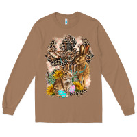 Toasted Coconut Western Rabbit with Crosses Long Sleeve Tee - LillyAllenDesigns