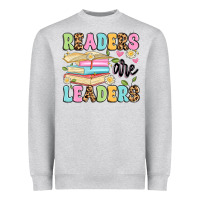 Heather Grey readers are leaders Heavyweight Sweatshirt - Artiststas