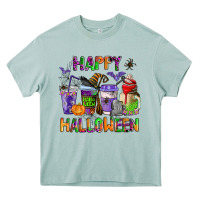 Arona happy halloween coffee cups Heavy Core Tee - AdoDesignShop
