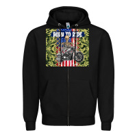 Black born to ride Zipper Hoodie - TumblerDesignByShophia