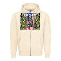 Sandshell born to ride Zipper Hoodie - TumblerDesignByShophia