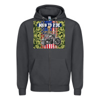 Born To Ride Zipper Hoodie | Teevron