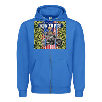 True Royal born to ride Zipper Hoodie - TumblerDesignByShophia
