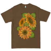 Cacao sunflowers b Premium Tee - Artiststas
