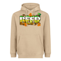 Mushroom St. Patrick's Day beer Heavyweight Hoodie - CowGirlArtShop