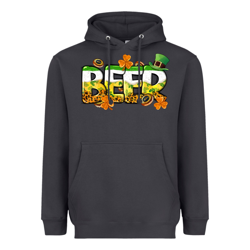 St. Patrick's Day Beer Heavyweight Hoodie by CowGirlArtShop | Teevron