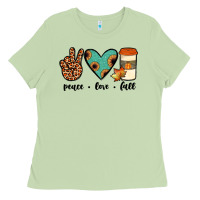 Matcha peace love fall Ladies Tee - JahusDesignShop