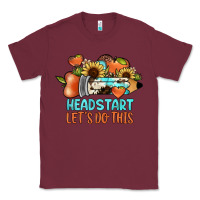 Burgundy headstart let's do this Classic Tee - JahusDesignShop