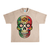Mexican Skull Urban Heavy Tee | Teevron