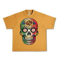 Peanut Butter mexican skull Urban Heavy Tee - JahusDesignShop