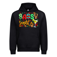 Black sassy senorita Urban Hoodie - LillyAllenDesigns
