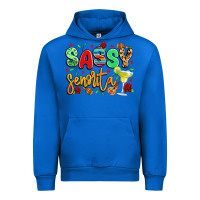 Cobalt sassy senorita Urban Hoodie - LillyAllenDesigns