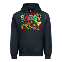 Navy sassy senorita Urban Hoodie - LillyAllenDesigns