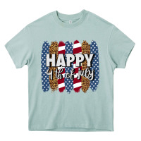 Arona happy 4th of july brushstrokes Heavy Core Tee - BundleAndBundleShop