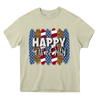 Mossy happy 4th of july brushstrokes Heavy Core Tee - BundleAndBundleShop