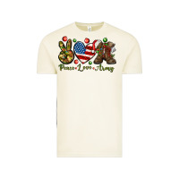 Vintage Arctic peace love army christmas Vintage Tee - NancyCooperArtShop
