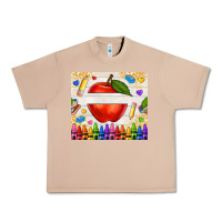 Burro custom teacher name apple Urban Heavy Tee - NancyCooperArtShop
