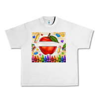 Lunar Rock custom teacher name apple Urban Heavy Tee - NancyCooperArtShop