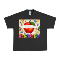 Pigment Black custom teacher name apple Urban Heavy Tee - NancyCooperArtShop