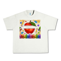 Pistachio custom teacher name apple Urban Heavy Tee - NancyCooperArtShop