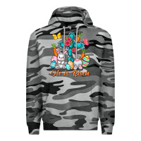 Slate Camo He is risen with Cross Easter Day Premium Hoodie - HowdyJamesFarm