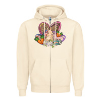 Sandshell Easter heart Easter Day Zipper Hoodie - HowdyJamesFarm