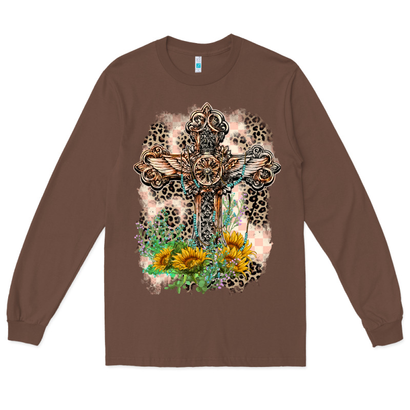 Western With Crosses Long Sleeve Tee by LillyAllenDesigns | Teevron