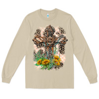 Mushroom Western with Crosses Long Sleeve Tee - LillyAllenDesigns