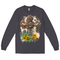 Smoke Western with Crosses Long Sleeve Tee - LillyAllenDesigns