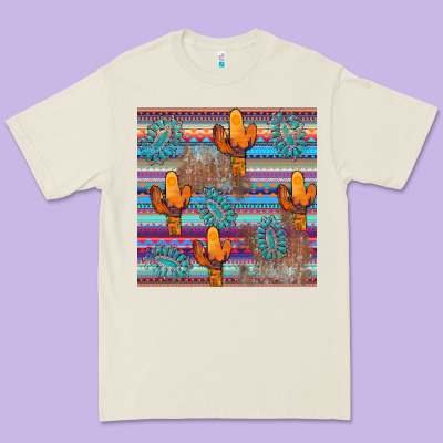Cactus Gemstone Seamless Premium Tee Designed By Adodesignshop