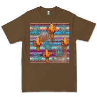 Cacao cactus gemstone seamless Premium Tee - AdoDesignShop